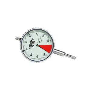 İnsize 0,8mm Tek Turlu Komparatör Saati (Düz Kapak), Hassasiyet: 0.01mm