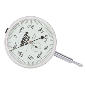 İnsize 10mm Komparatör Saati 80mm Çap, Hassasiyet: 0.01mm