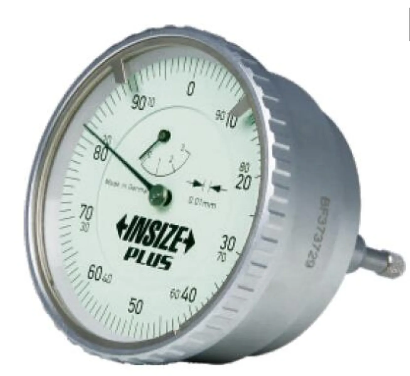 İnsize 3mm Komparatör Saati (Dikey Gövde - Piston Ölçüm), Hassasiyet: 0.01mm