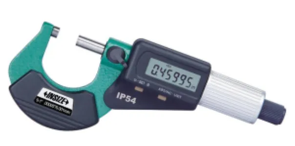 İnsize 75-100mm/3-4" Dijital Mikrometre (Standart Model, Bilgi Çıkışlı), Hassasiyet: 0.001mm/0.00005"