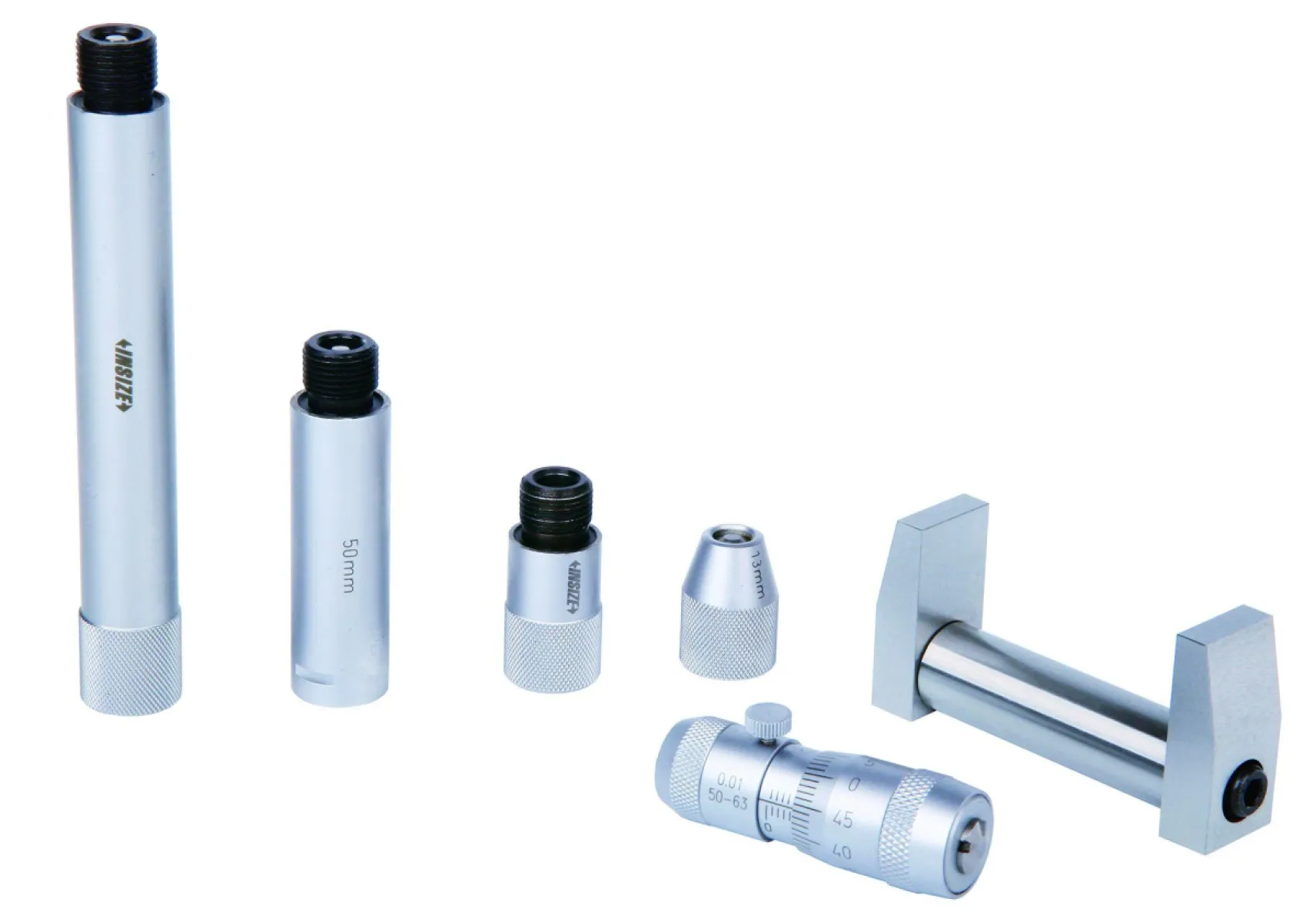 İnsize 50-63mm Delik Mikrometresi Uzatmalı / Boru Tipi, Hassasiyet: 0.01mm