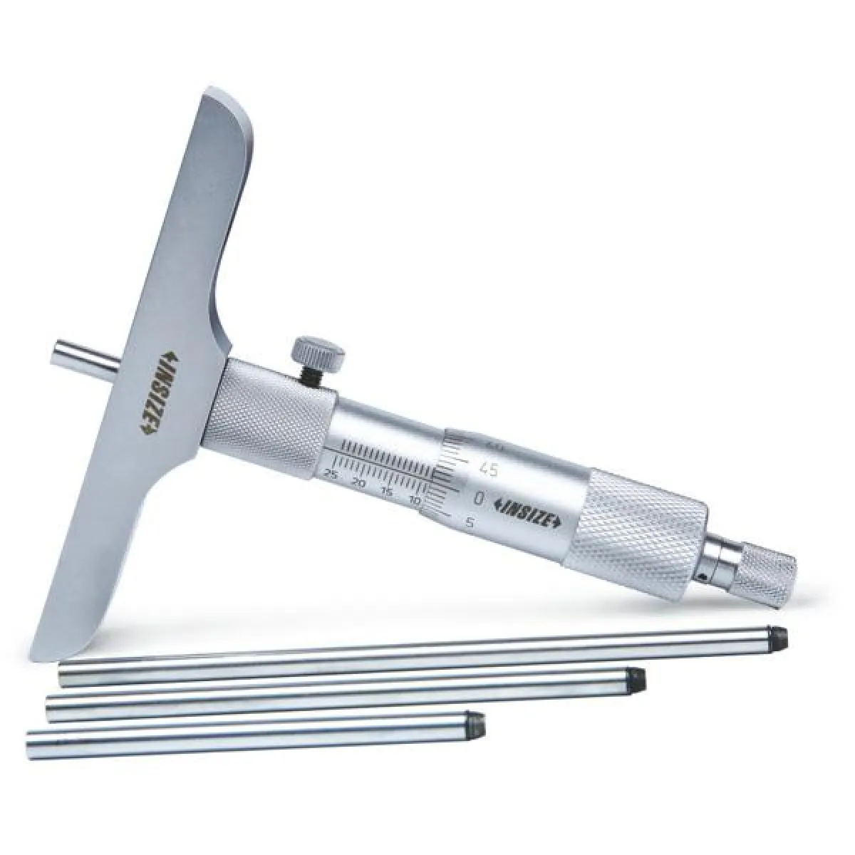 İnsize 0-100mm Mekanik Derinlik Mikrometresi, Hassasiyet: 0.01mm