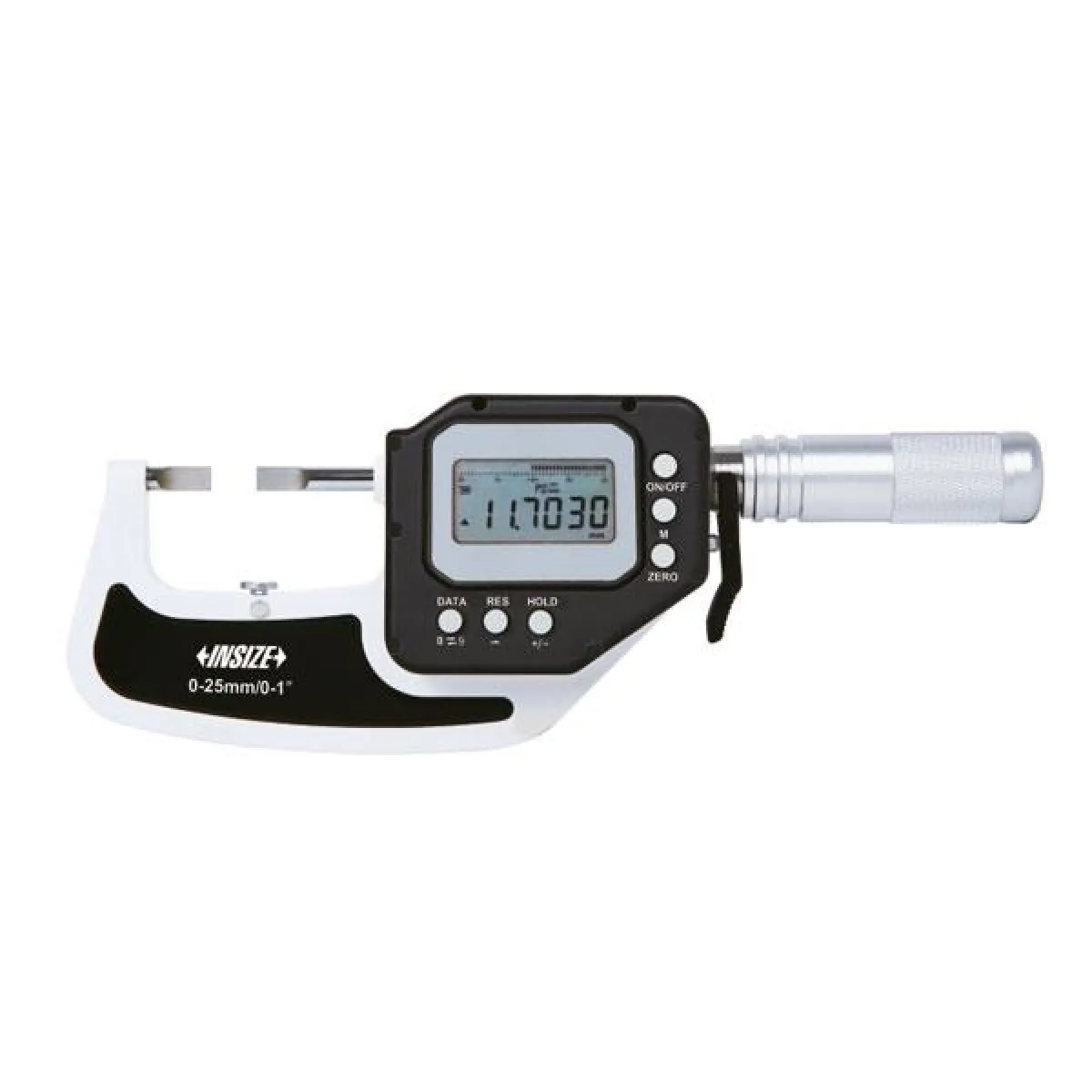 İnsize 50-75mm/2-3 Yüksek, Hassasiyet:li Dijital Bıçak Ağızlı Mikrometre / Pasometre (Dahili Kablosuz Veri Aktarımı), Hassasiyet: 0.0002mm/0.00001"