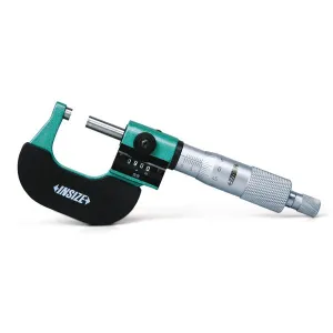 İnsize 3-4" Numaratörlü Mikrometre - İnç, Hassasiyet: .0001"