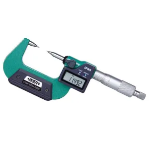 İnsize 75-100mm/3-4" Dijital Mikrometre - Sivri Uçlu (15 Derece), Hassasiyet: 0.001mm