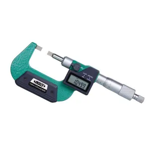 İnsize 0-25mm/0-1" Dijital Mikrometre ( Bıçak Ağızlı ) 0,75mm, Hassasiyet: 0.001mm