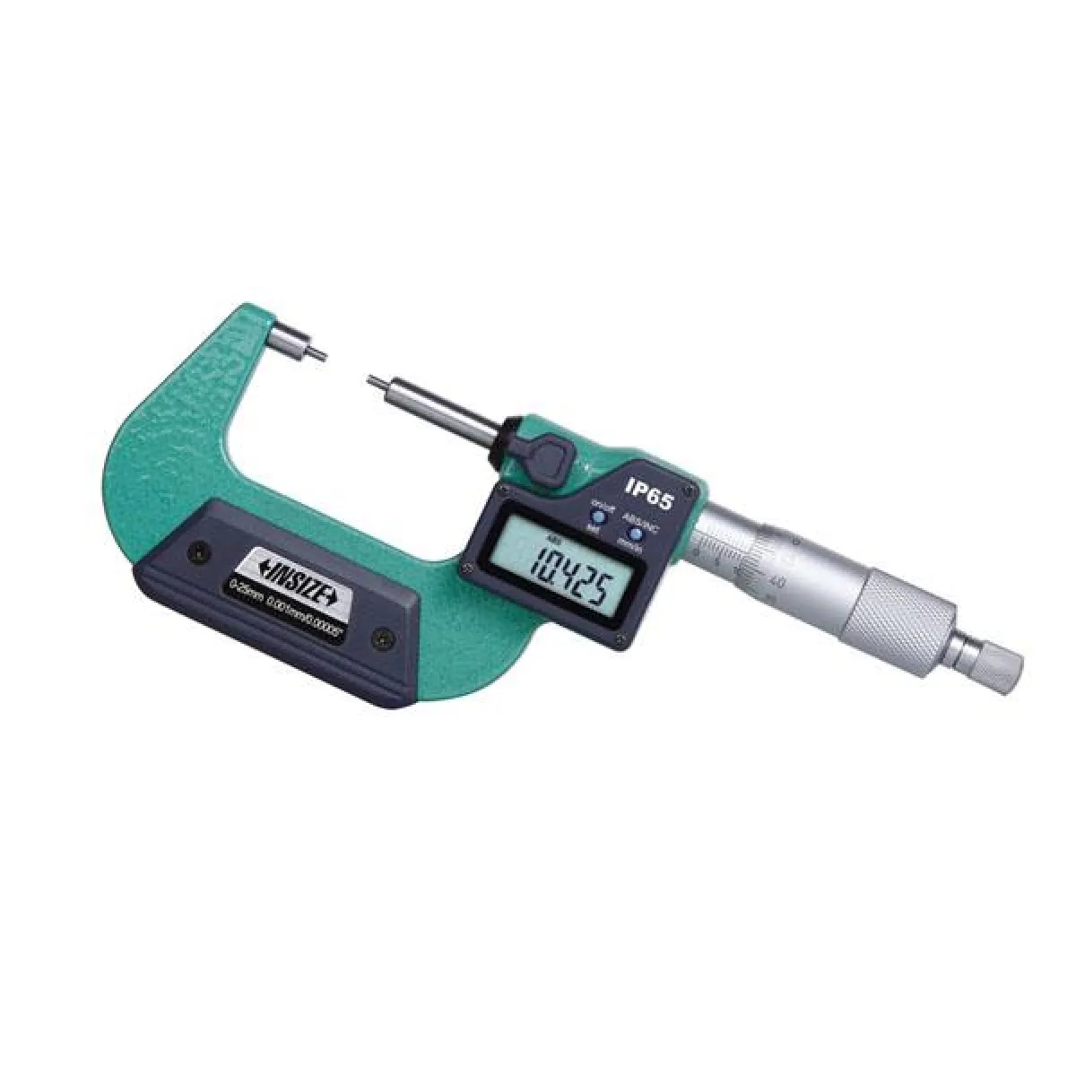 İnsize 50-75mm/2-3" Dijital Mikrometre Kademeli Ölçüm Uçlu 3X10mm, Hassasiyet: 0.001mm