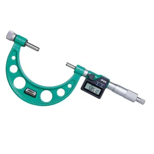 İnsize 50-75mm/2-3" Dijital Mikrometre Tek Ucu Küresel Model, Hassasiyet: 0.001mm