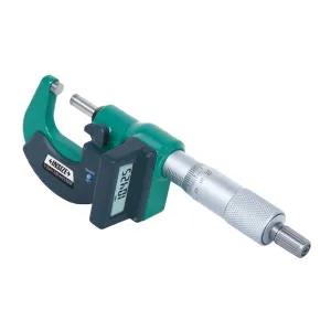 İnsize 25-50mm/1-2" Dijital Dikey Okunabilir Mikrometre, Hassasiyet: 0.001mm/0.00005"
