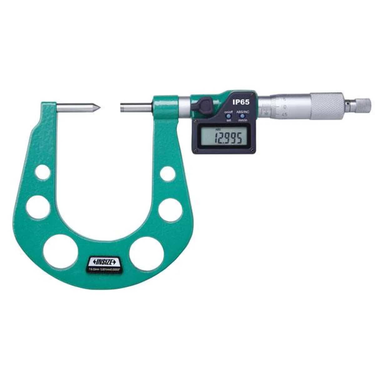 İnsize 25-50mm/1-2" Dijital Fren Diski Mikrometresi, Hassasiyet: 0.001mm/0.00005"