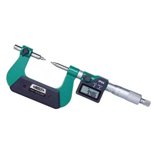 İnsize 100-125mm/4-5" Dijital Dişli Mikrometresi, Hassasiyet: 0.001mm/0.00005"