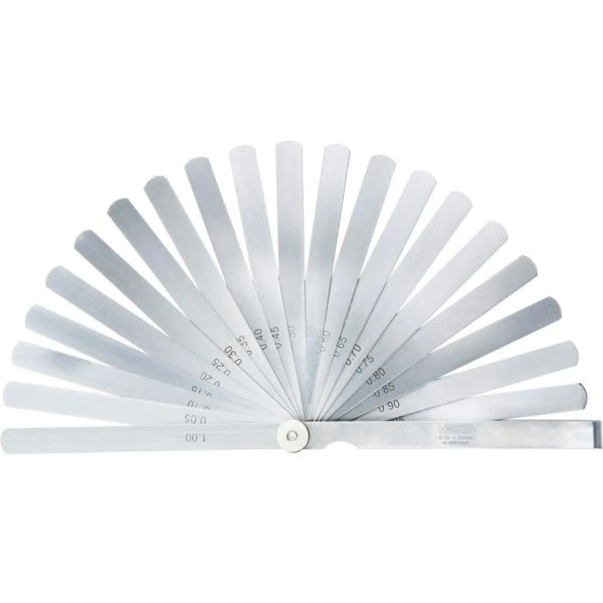 İnsize 0,05-1,00mm Uzun Tip Filler Çakısı, 13 Yaprak, 300mm Boy, Hassasiyet: 13'Lü