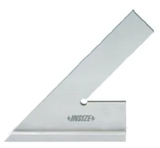 İnsize 200X130mm Şapkalı Gönye 45 Derece Dın 875, Hassasiyet: 2, Hassasiyet: