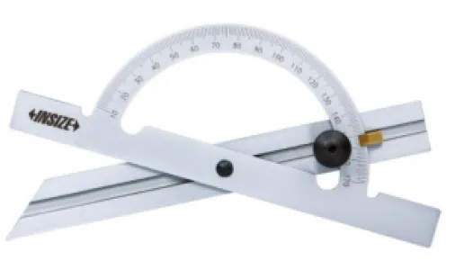 İnsize 200X400mm Açı Ölçer 10-170°, Hassasiyet: 1°