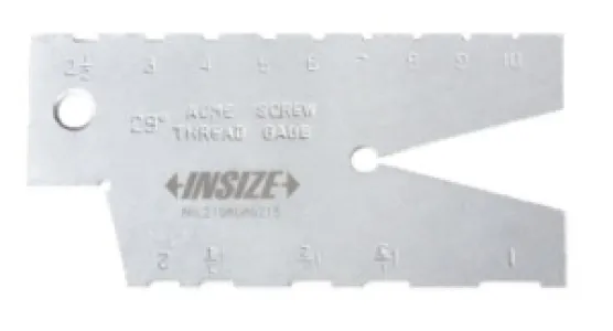 İnsize 1-10Tpı Diş Açı Mastarı 29° Trapez