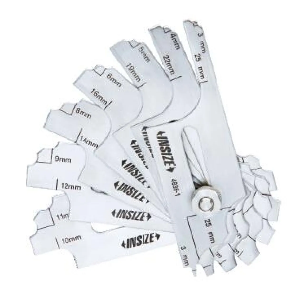 İnsize 3-25mm Kaynakçı Kumpası, Hassasiyet: 0,5mm