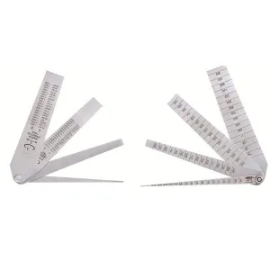 İnsize 1-29mm Konik Cetvel (Set), Hassasiyet: 0.05mm