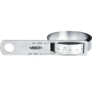 İnsize 300-700mm Pimetre (Çap Ölçer - Çevre 940-2200mm), Hassasiyet: 0,1mm