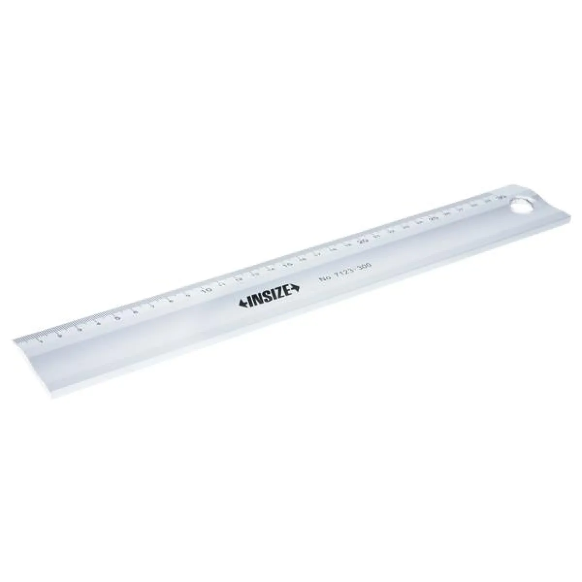 İnsize 600mm Alüminyum Cetvel, Hassasiyet: 1mm