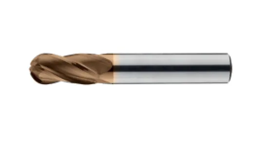Kraft 10mm 4 Ağız Küresel Uzun Karbür Parmak Freze