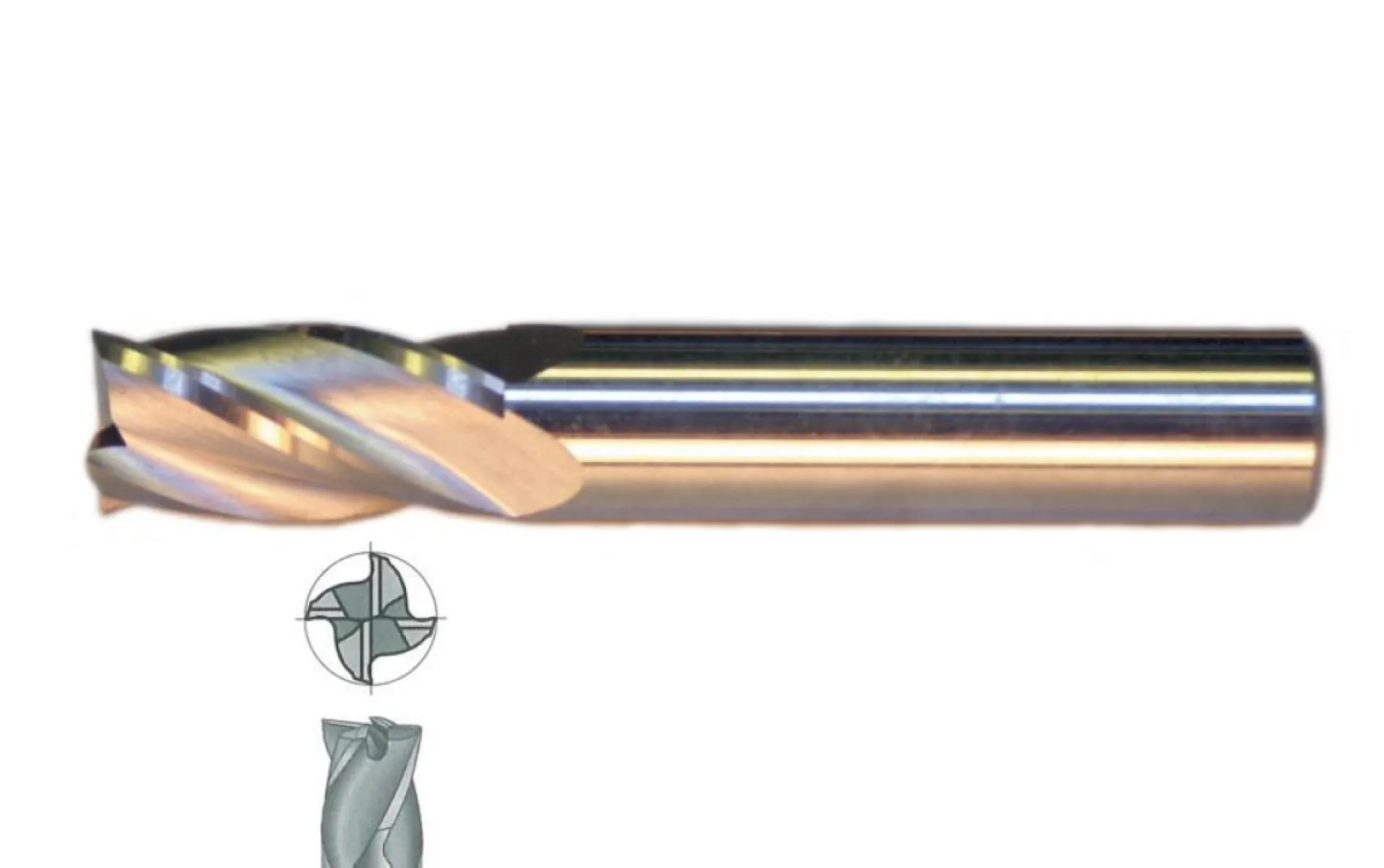Fett 0,5mm Mastercut Standart Sert Metal 4 Ağızlı Karbür Parmak Frezesi