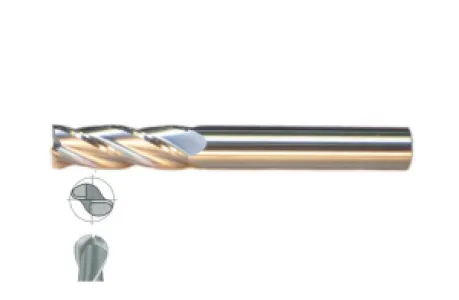 Fett 16X75 Mastercut Uzun Sert Metal 2 Ağızlı Küresel Karbür Parmak Frezesi