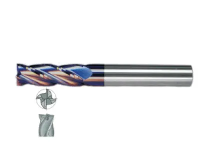 Fett 8X25 Mastercut Uzun Sert Metal 4 Ağızlı Tıaln Karbür Parmak Frezesi