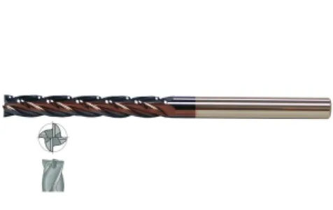 Fett 10X75 Mastercut Çok Uzun Sert Metal 4 Ağızlı Tıaln Karbür Parmak Frezesi
