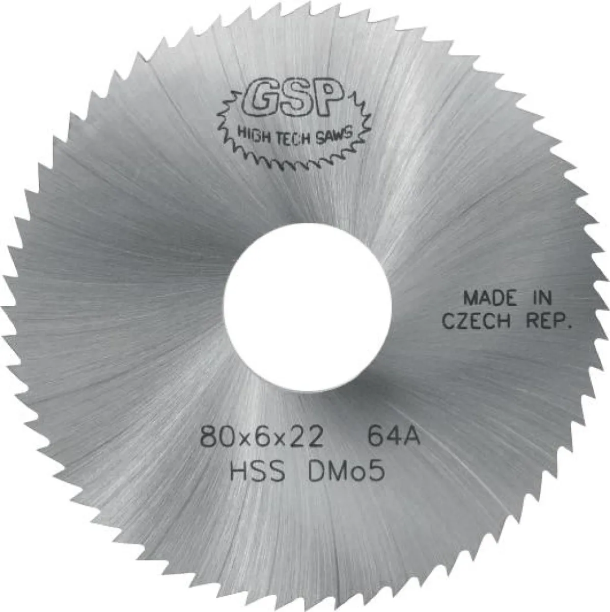 Fett 80X3,5X22 80 Gsp Dın1837A Hss Metal Daire Testere