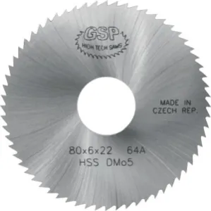 Fett 100X0,9X22 128 Gsp Dın1837A Hss Metal Daire Testere