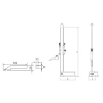 Fett 0-300mm Asimeto Mekanik Yükseklik Mihengiri As-621120